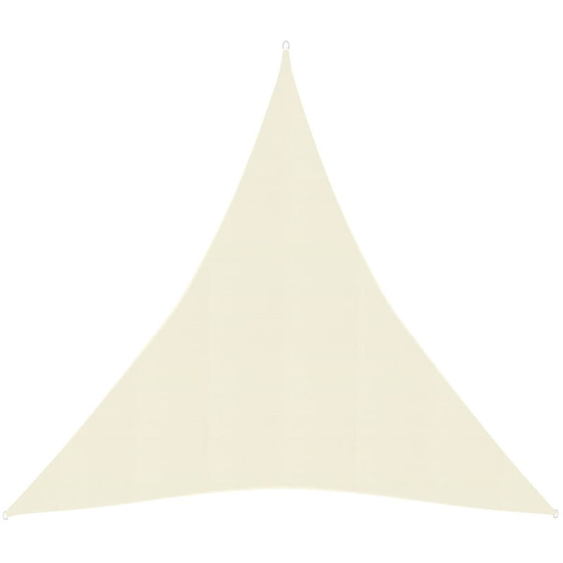 

Toldo de vela HDPE color crema 160 g/m² 5x7x7 m