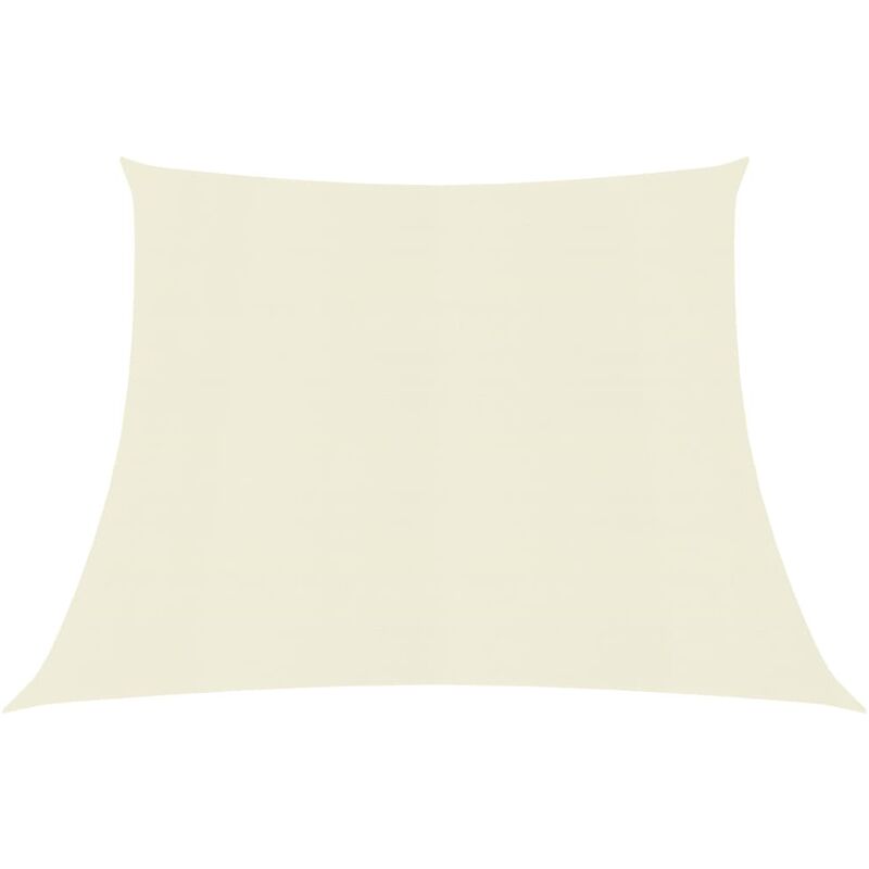 

Toldo de vela HDPE color crema 160 g/m² 4/5x3 m - Crema