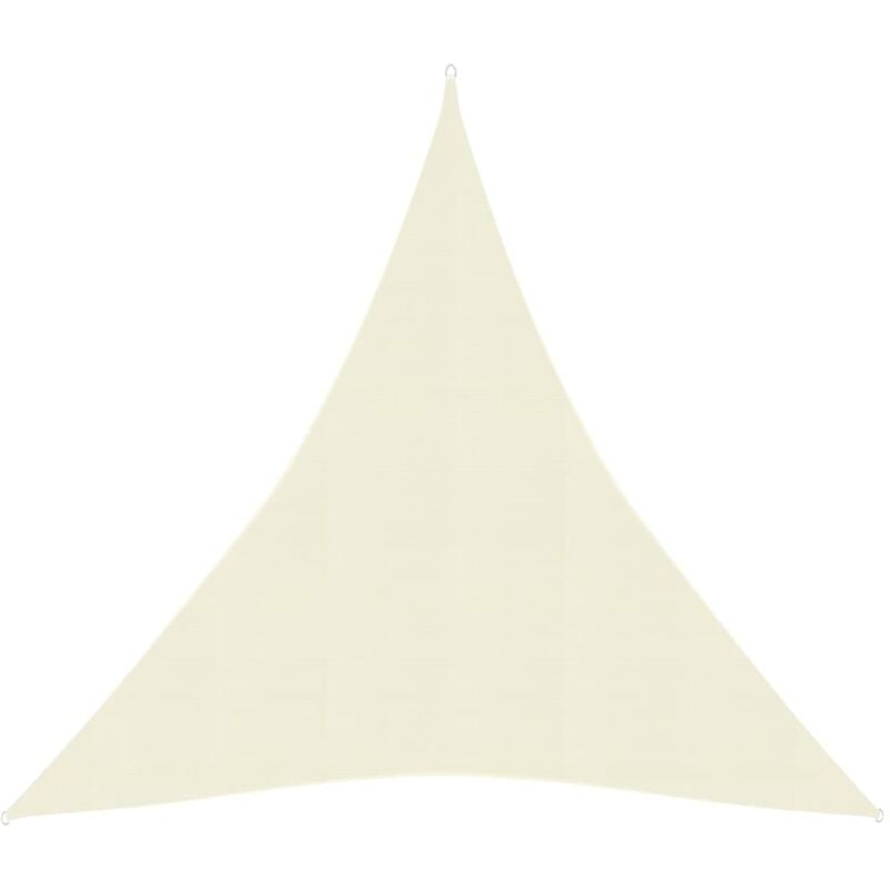 

Toldo de vela HDPE color crema 160 g/m² 5x7x7 m - Crema