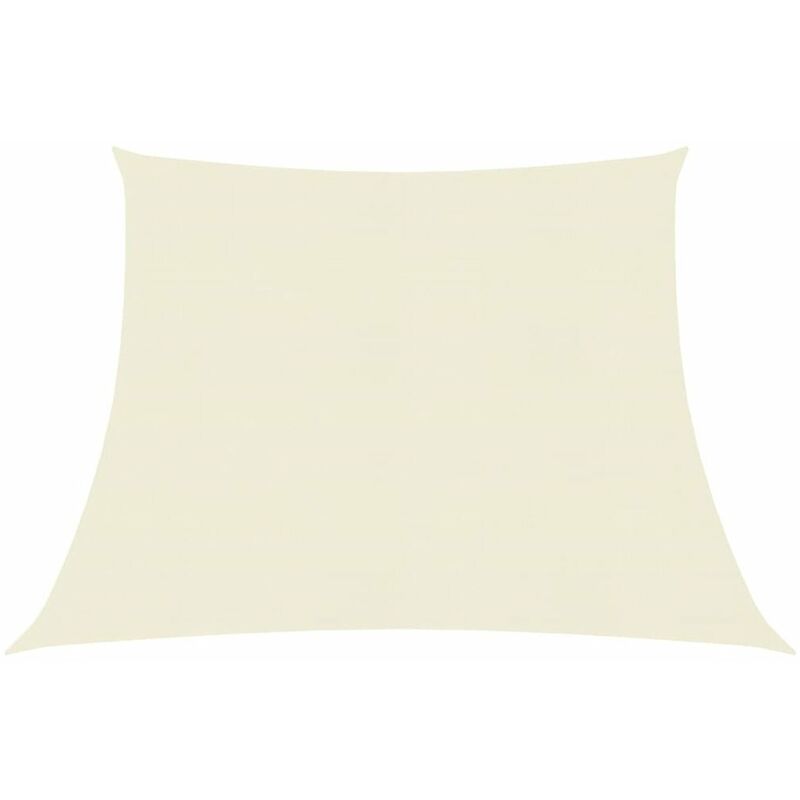 

Toldo de vela HDPE crema 160 g/m2 3/4x2 m