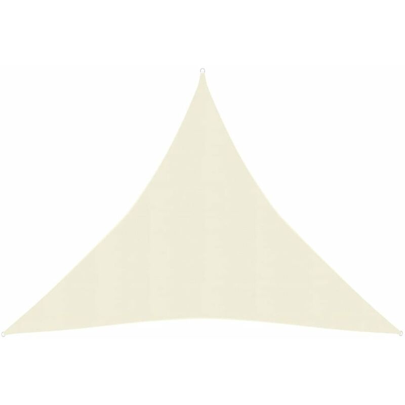 

Toldo de vela HDPE crema 160 g/m2 6x6x6 m