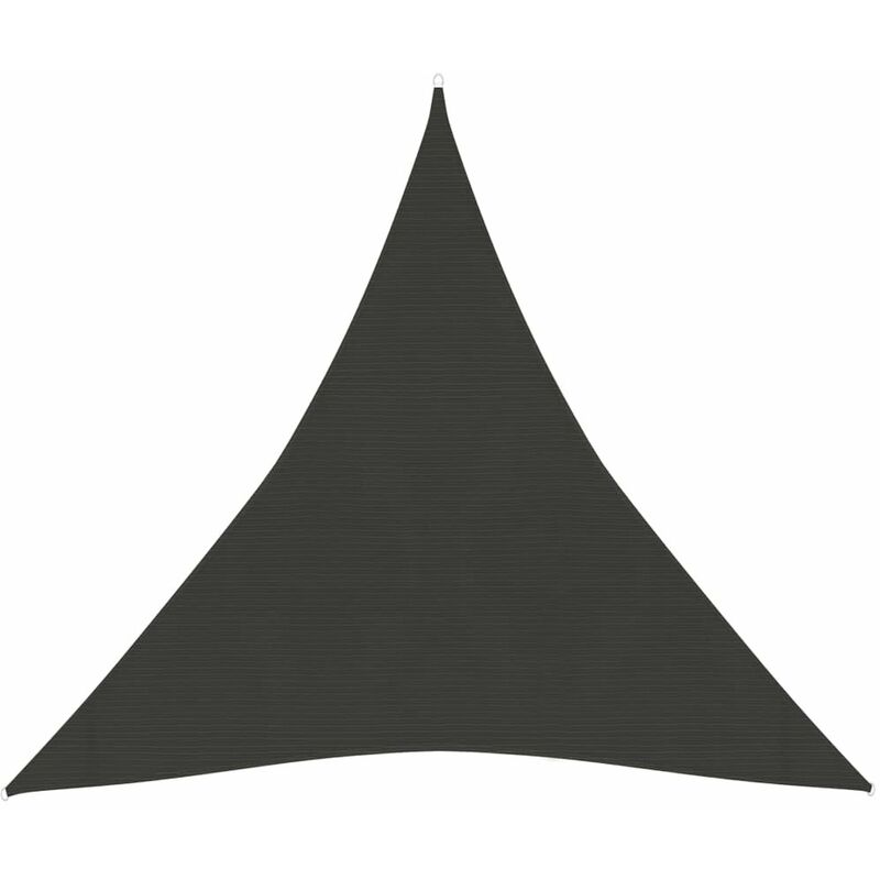 

Toldo de vela HDPE gris antracita 160 g/m2 4,5x4,5x4,5 m