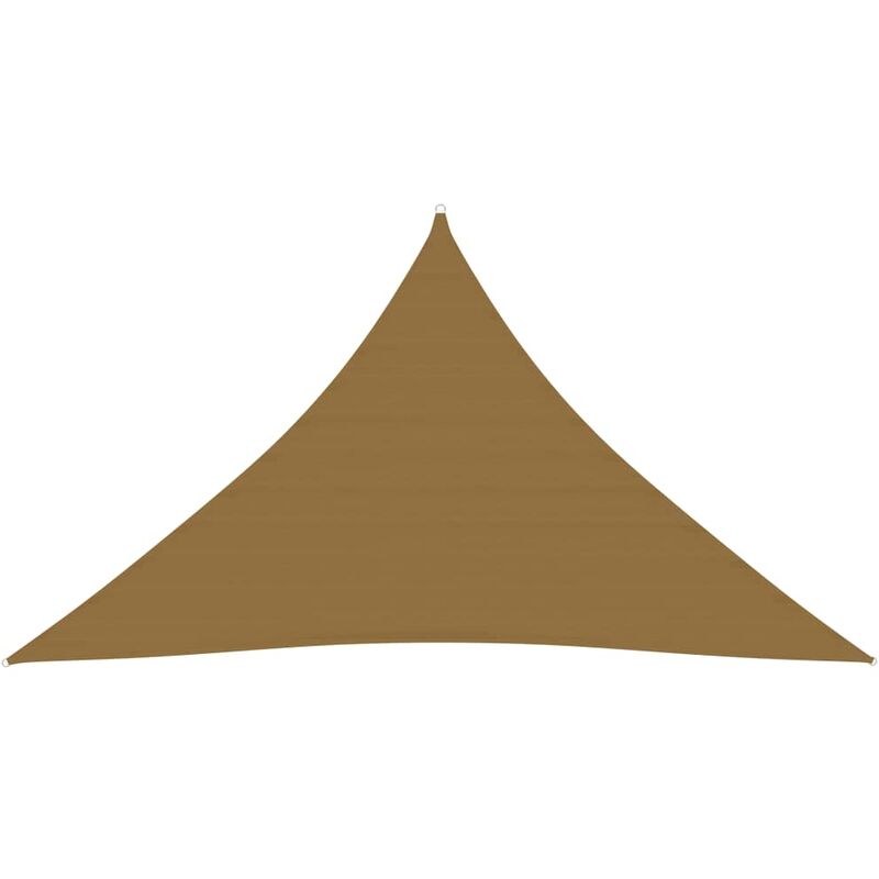 

Toldo de vela HDPE gris taupe 160 g/m² 3,5x3,5x4,9 m