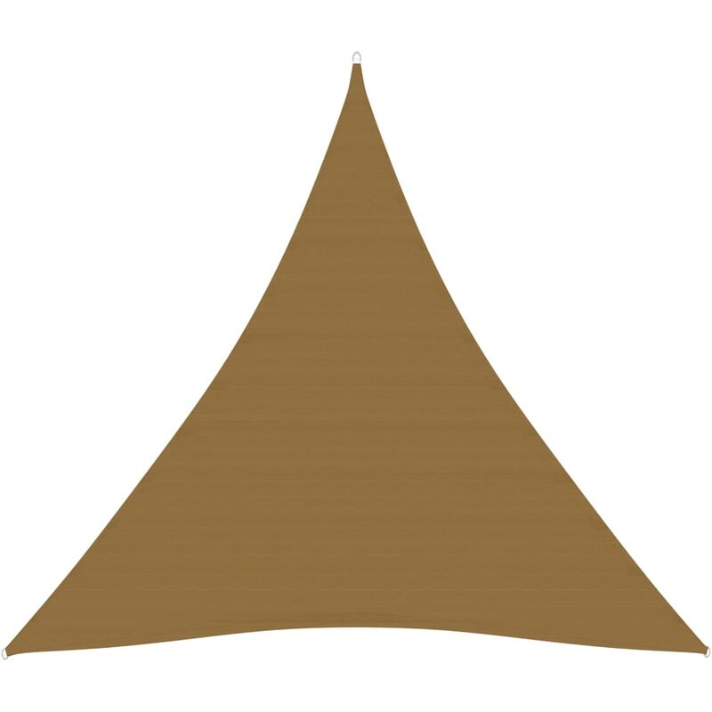 

Toldo de vela HDPE gris taupe 160 g/m² 3x3x3 m