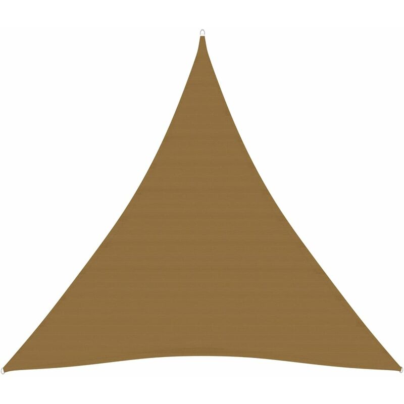 

Toldo de vela HDPE gris taupe 160 g/m² 5x5x5 m