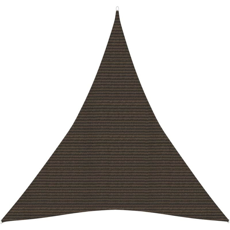 

Toldo de vela HDPE marrón 160 g/m² 4x5x5 m