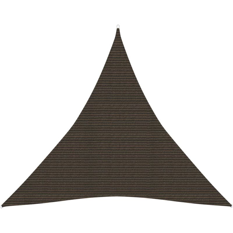 

Toldo de vela HDPE marrón 160 g/m² 6x6x6 m
