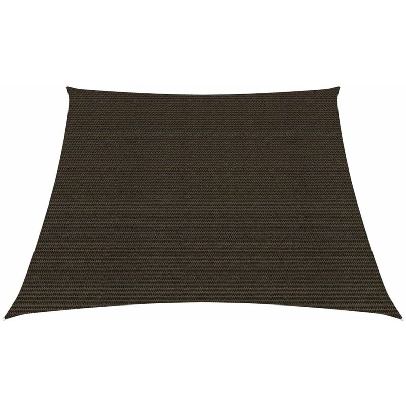 

Toldo de vela HDPE marron 160 g/m2 3/4x2 m