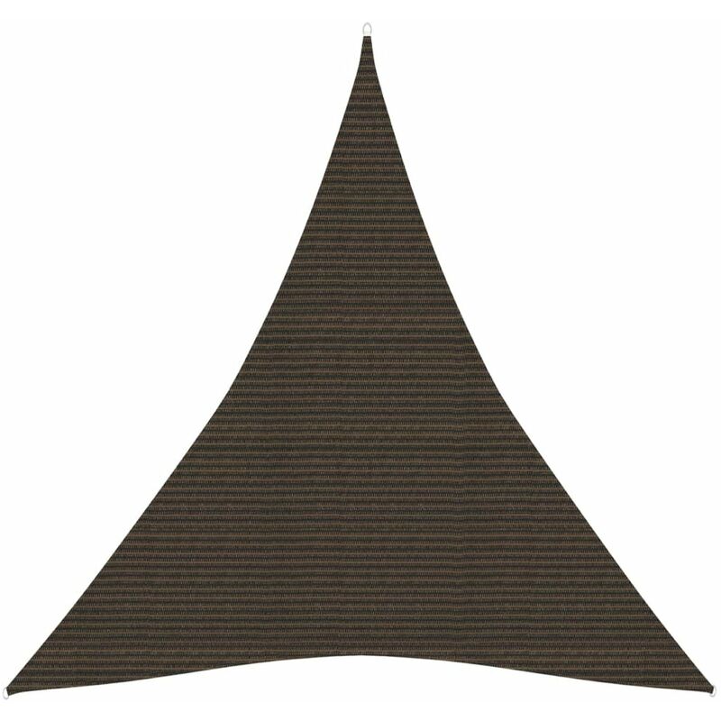 

Toldo de vela HDPE marron 160 g/m2 5x6x6 m