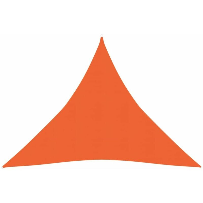 

Toldo de vela HDPE naranja 160 g/m2 4x4x4 m