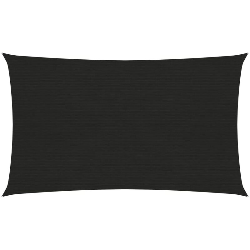 

Toldo de vela HDPE negro 160 g/m² 2,5x5 m