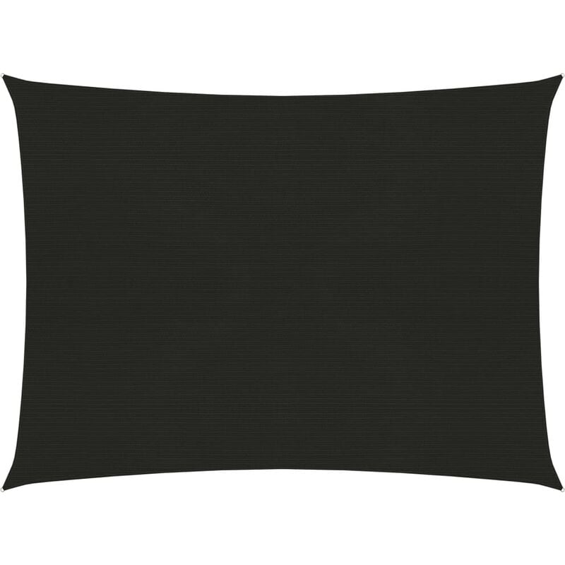 

Toldo de vela HDPE negro 160 g/m² 2x3 m