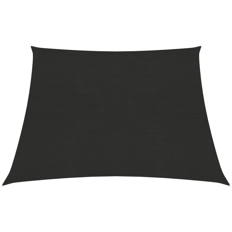 

Toldo de vela HDPE negro 160 g/m² 3/4x2 m