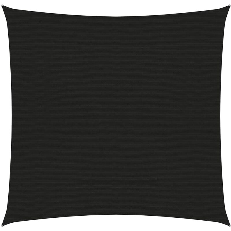 

Toldo de vela HDPE negro 160 g/m² 4x4 m