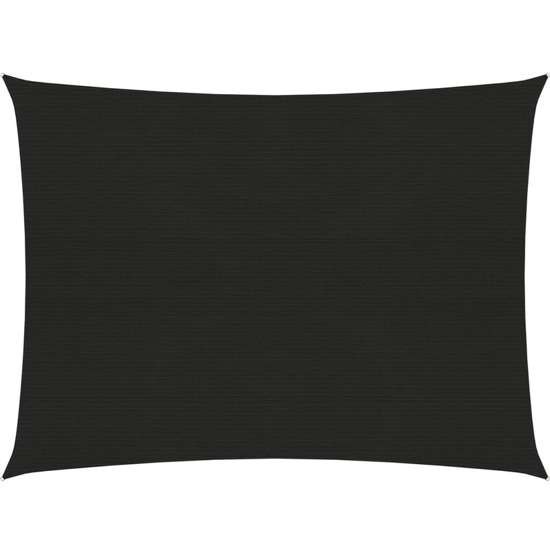 

Toldo de vela HDPE negro 160 g/m² 5x6 m