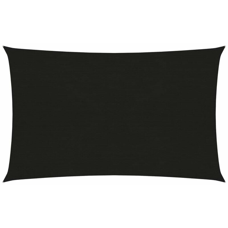 

Toldo de vela HDPE negro 160 g/m2 2x4 m