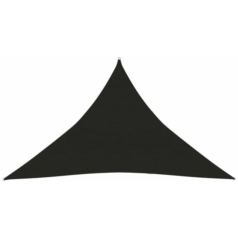 

Toldo de vela HDPE negro 160 g/m2 3,5x3,5x4,9 m