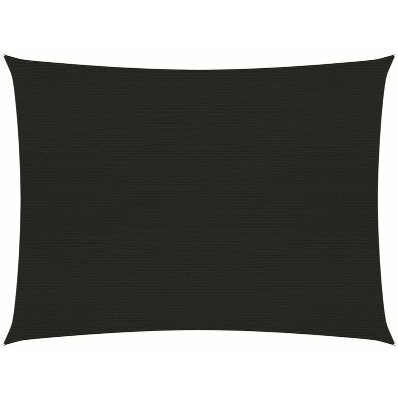

Toldo de vela HDPE negro 160 g/m2 5x6 m