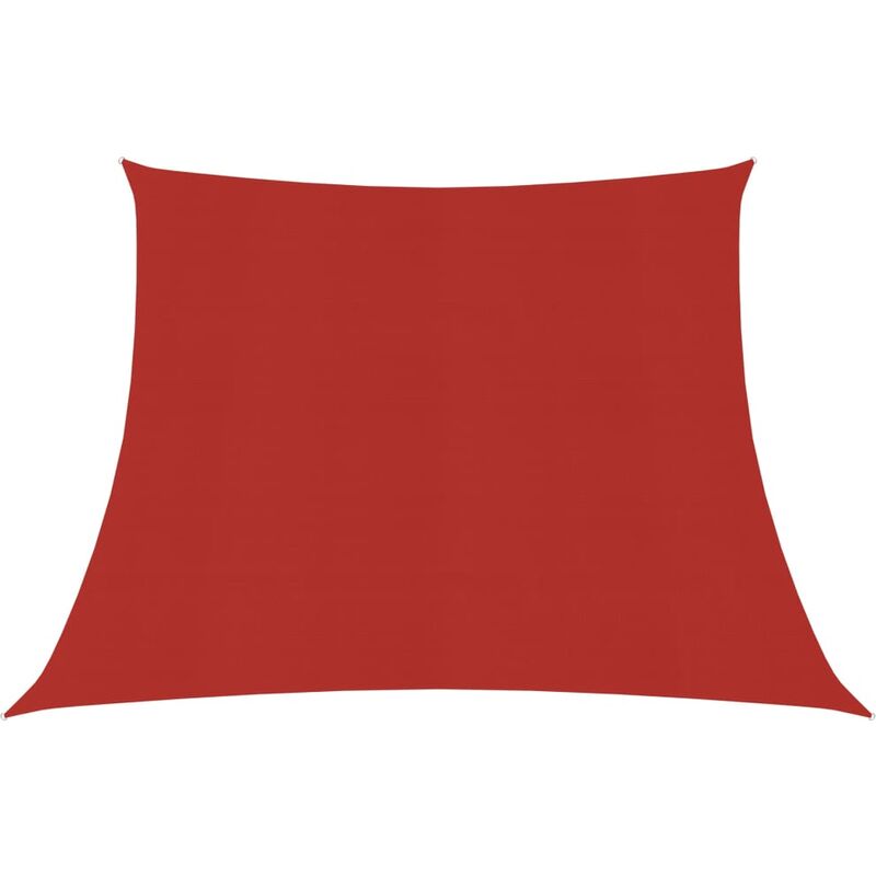 

Toldo de vela HDPE rojo 160 g/m² 4/5x3 m
