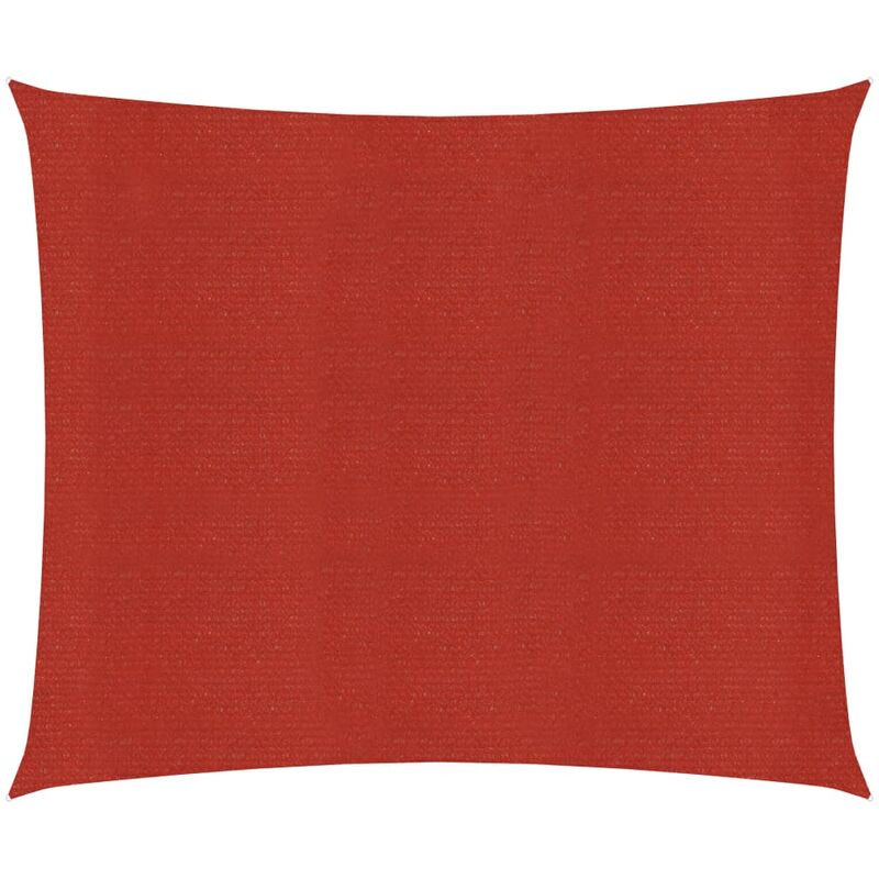

Toldo de vela HDPE rojo 160 g/m² 4x4 m