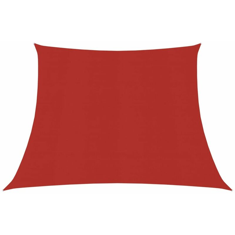 

Toldo de vela HDPE rojo 160 g/m2 3/4x2 m