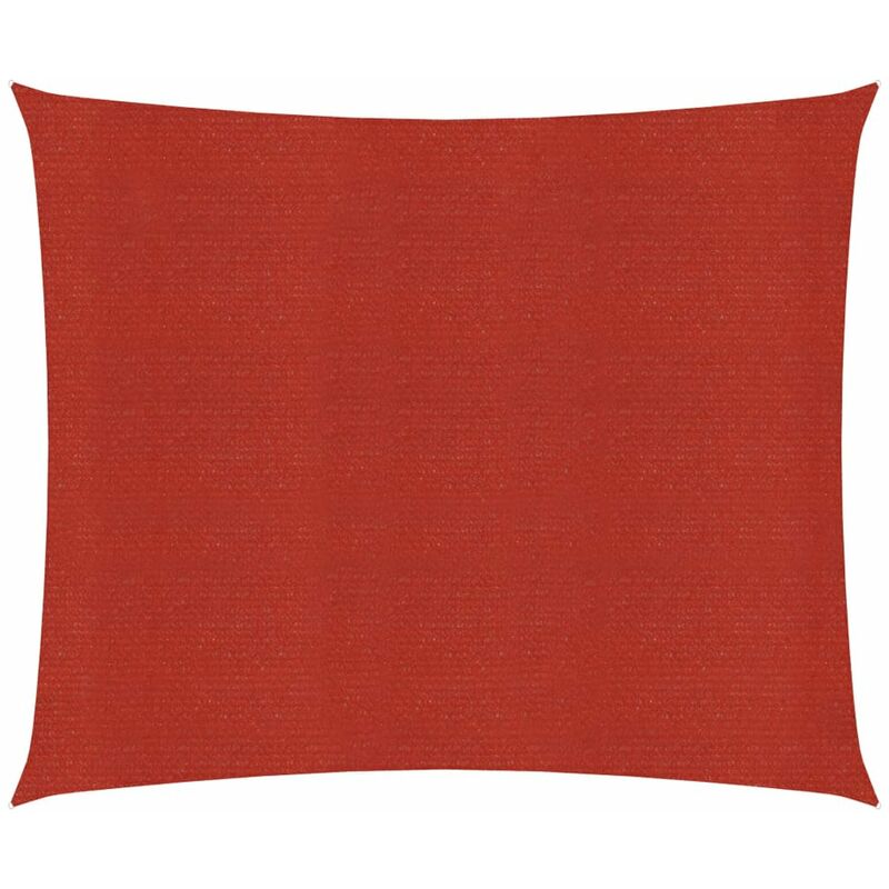 

Toldo de vela HDPE rojo 160 g/m2 3,6x3,6 m