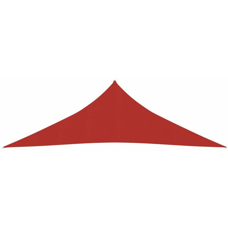 

Toldo de vela HDPE rojo 160 g/m2 4x4x5,8 m