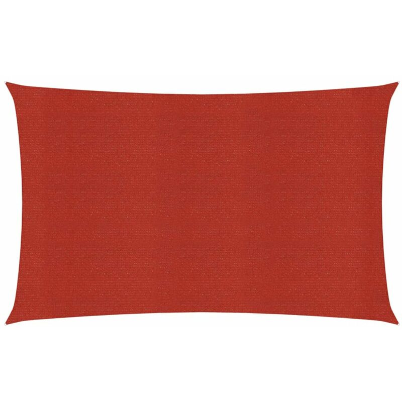 

Toldo de vela HDPE rojo 160 g/m2 4x6 m