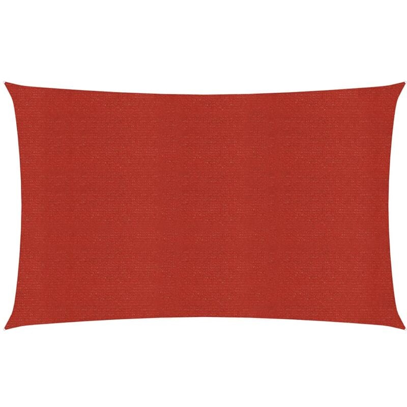 

Toldo de vela HDPE rojo 160 g/m² 2x4 m - Rojo
