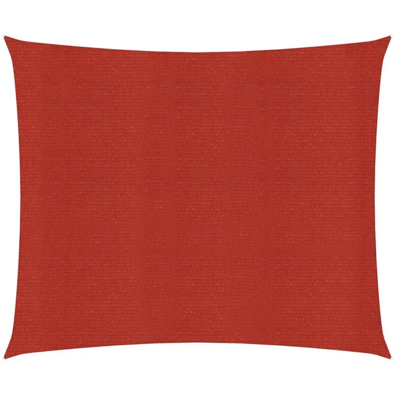 

Toldo de vela HDPE rojo 160 g/m² 4x4 m - Rojo