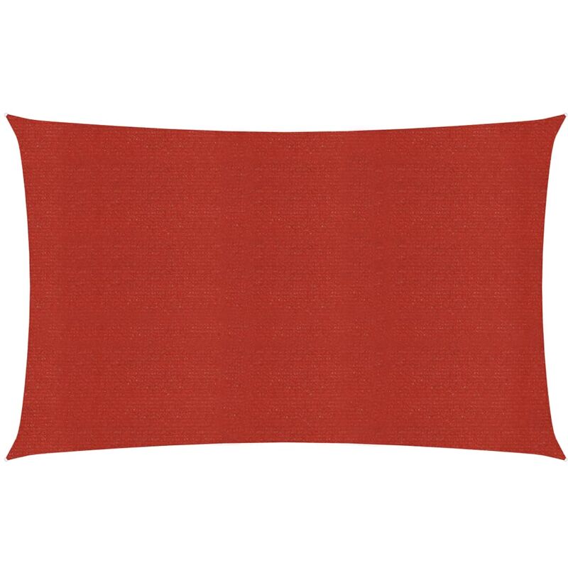 

Toldo de vela HDPE rojo 160 g/m² 4x6 m - Rojo