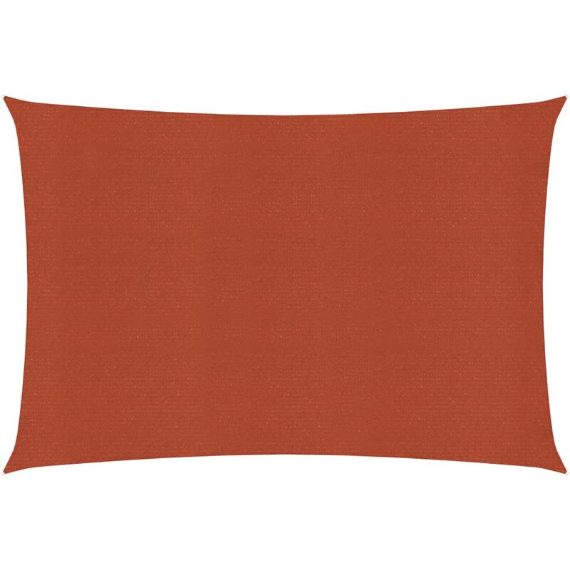 

Toldo de vela HDPE terracota 160 g/m² 5x7 m