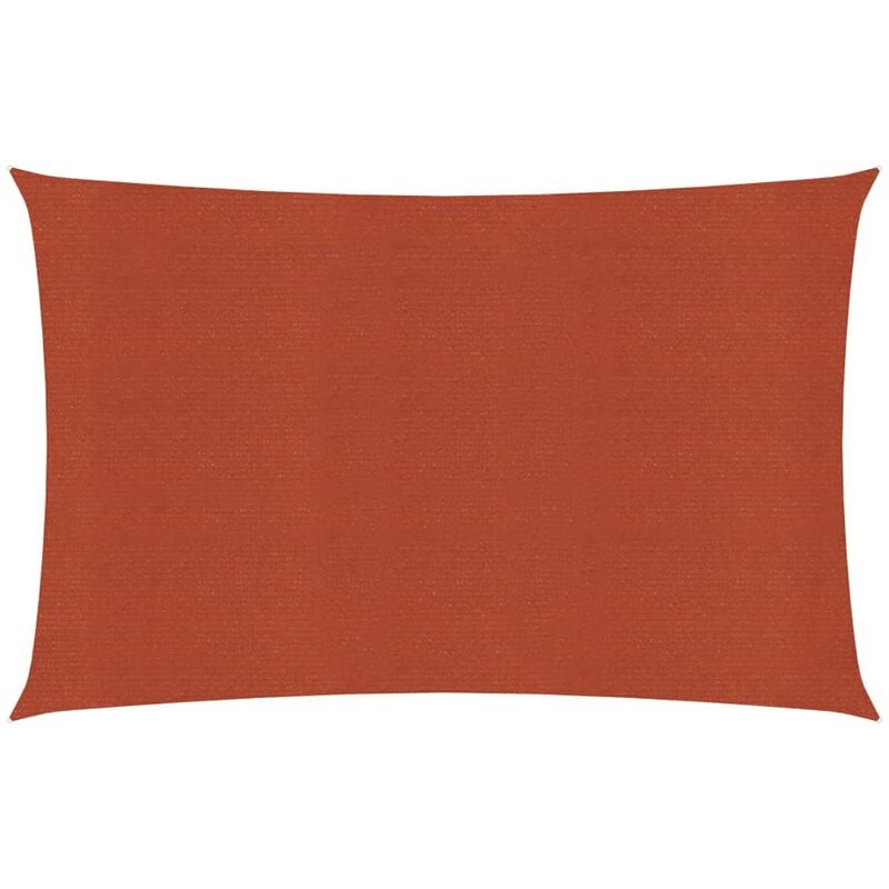 

Toldo de vela HDPE terracota 160 g/m² 6x7 m