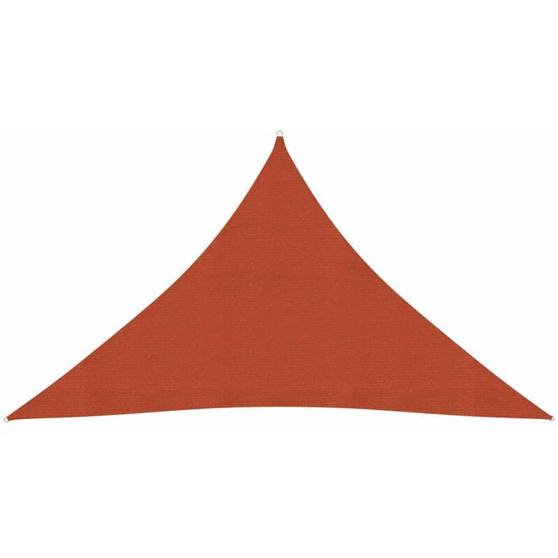 

Toldo de vela HDPE terracota 160 g/m2 3,5x3,5x4,9 m