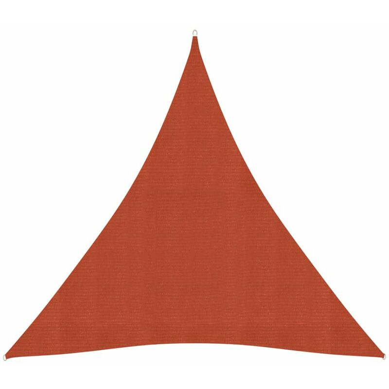 

Toldo de vela HDPE terracota 160 g/m2 4,5x4,5x4,5 m