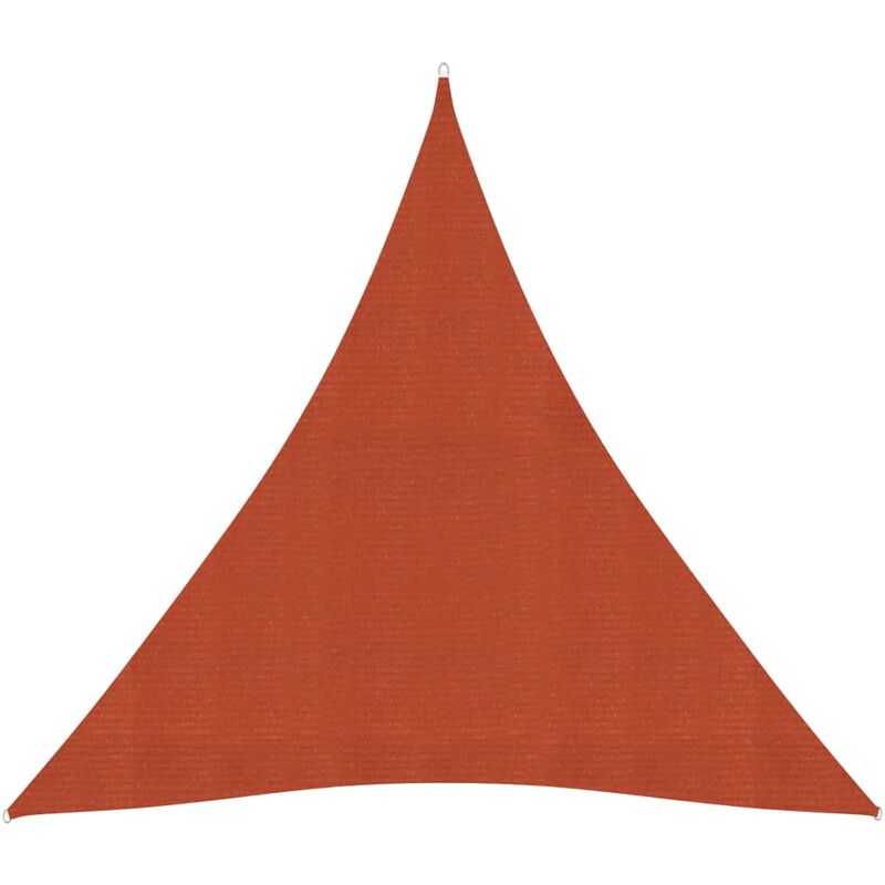 

Toldo de vela HDPE terracota 160 g/m² 4x4x4 m