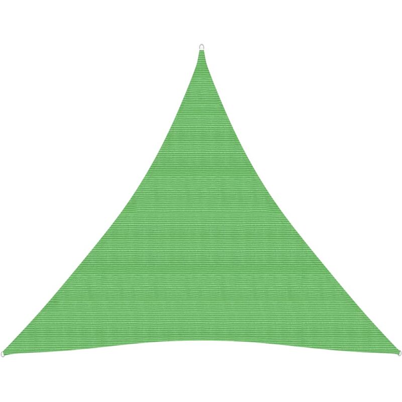 

Toldo de vela HDPE verde claro 160 g/m² 4x4x4 m