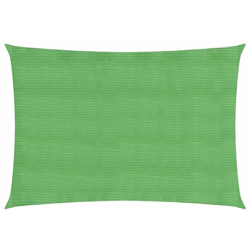 

Toldo de vela HDPE verde claro 160 g/m² 2,5x4,5 m