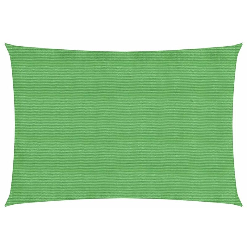 

Toldo de vela HDPE verde claro 160 g/m2 2x4 m