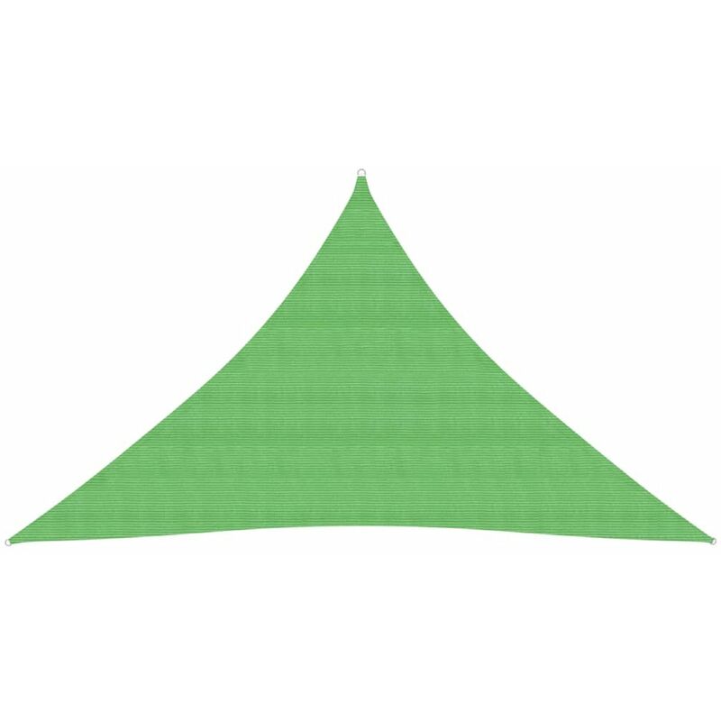 

Toldo de vela HDPE verde claro 160 g/m2 3,5x3,5x4,9 m