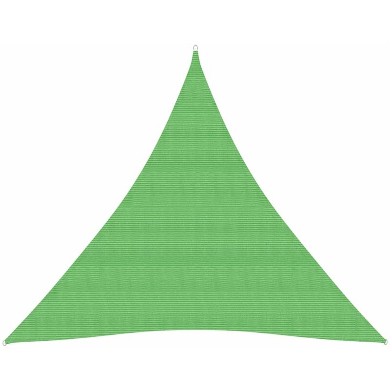 

Toldo de vela HDPE verde claro 160 g/m2 4x4x4 m