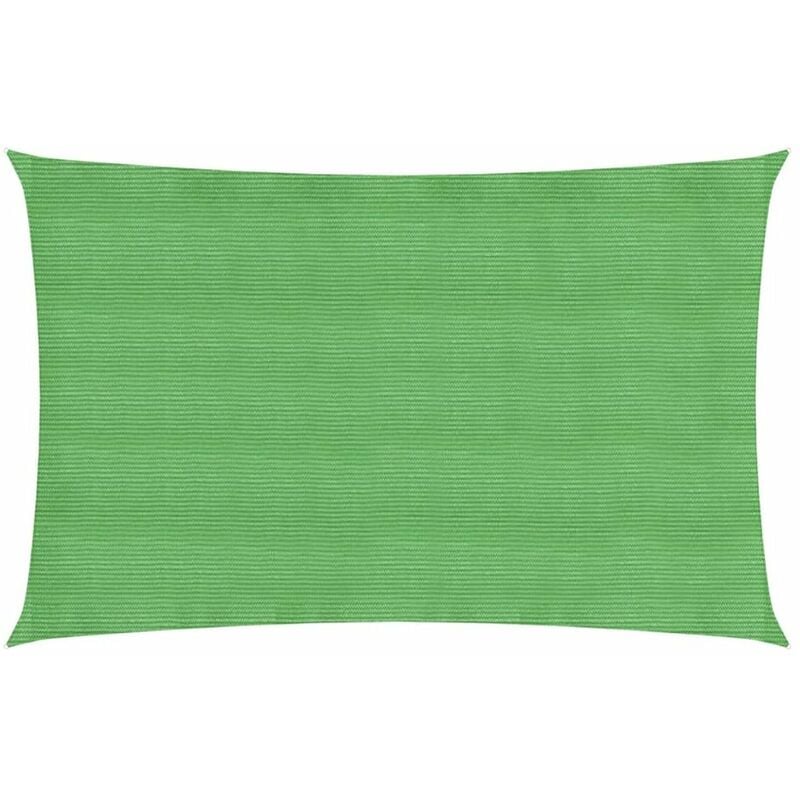 

Toldo de vela HDPE verde claro 160 g/m2 4x7 m