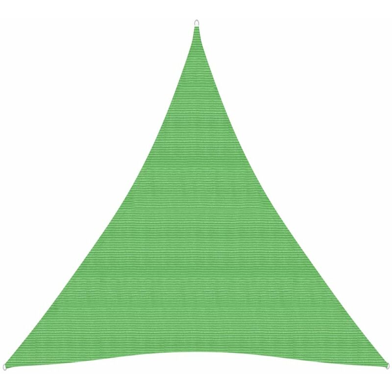 

Toldo de vela HDPE verde claro 160 g/m2 5x6x6 m
