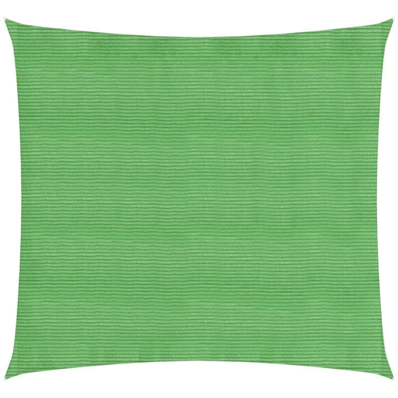 

Toldo de vela HDPE verde claro 160 g/m² 3,6x3,6 m - Verde