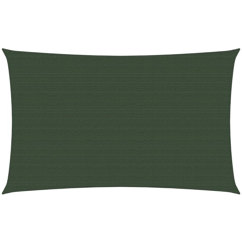 

Toldo de vela HDPE verde oscuro 160 g/m² 3x6 m