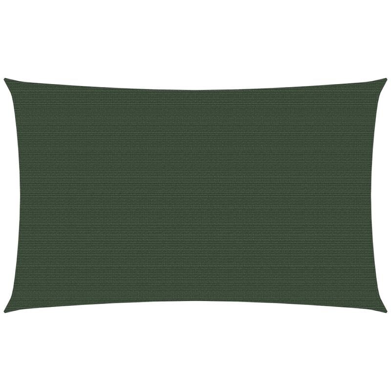 

Toldo de vela HDPE verde oscuro 160 g/m² 4x6 m