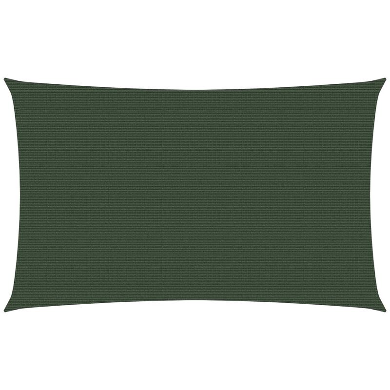 

Toldo de vela HDPE verde oscuro 160 g/m² 5x7 m