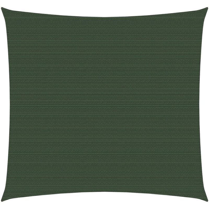 

Toldo de vela HDPE verde oscuro 160 g/m² 7x7 m