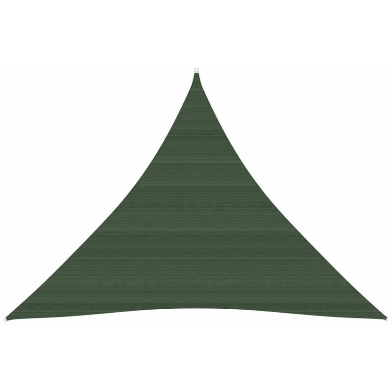 

Toldo de vela HDPE verde oscuro 160 g/m2 3x3x3 m