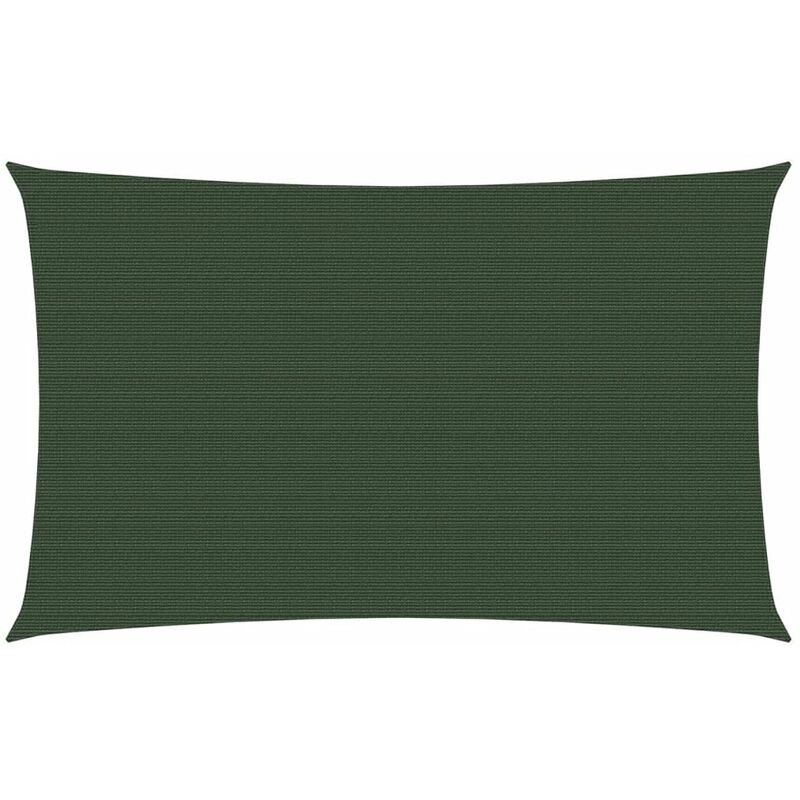 

Toldo de vela HDPE verde oscuro 160 g/m2 3x6 m